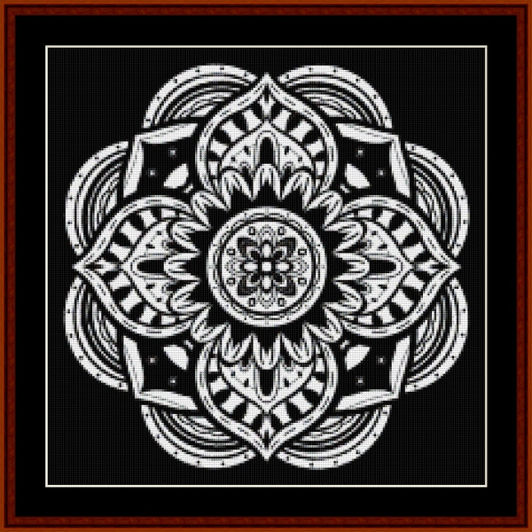 Counted Cross Stitch Pattern: Mandala 38 (Small) - Cross Stitch Collectibles