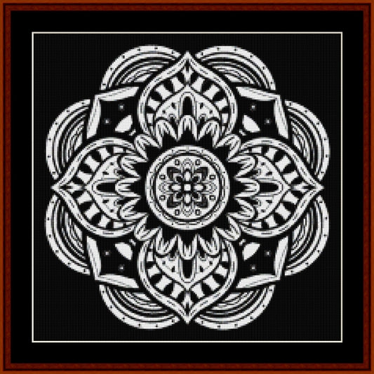 Counted Cross Stitch Pattern: Mandala 38 (Small) - Cross Stitch Collectibles