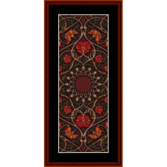 Counted Cross Stitch Pattern: Mandala 39 Bookmark - Cross Stitch Collectibles