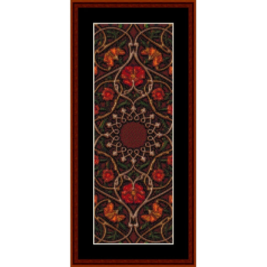 Counted Cross Stitch Pattern: Mandala 39 Bookmark - Cross Stitch Collectibles