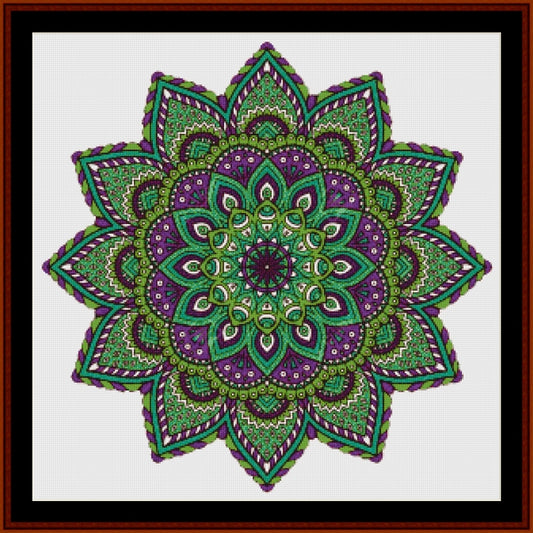 Counted Cross Stitch Pattern: Mandala 40 (Large) - Cross Stitch Collectibles