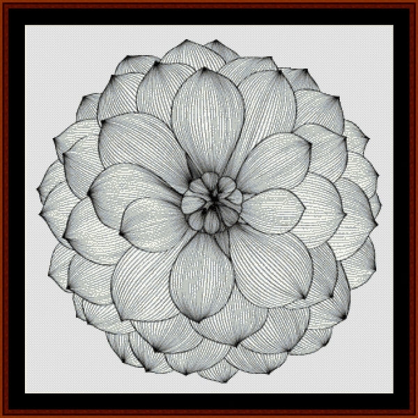 Counted Cross Stitch Pattern: Mandala 41 (Large) - Cross Stitch Collectibles