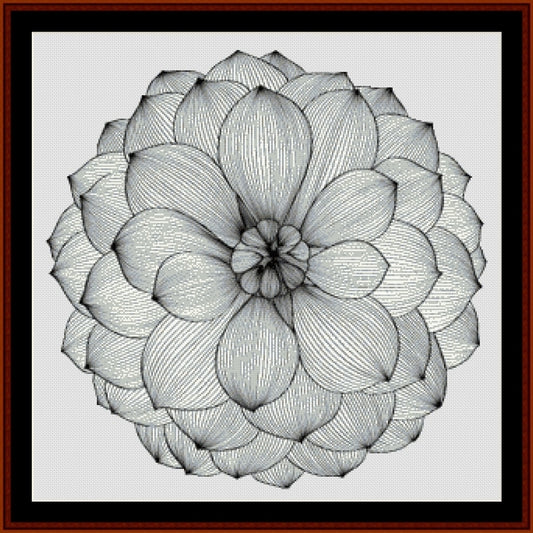 Counted Cross Stitch Pattern: Mandala 41 (Large) - Cross Stitch Collectibles