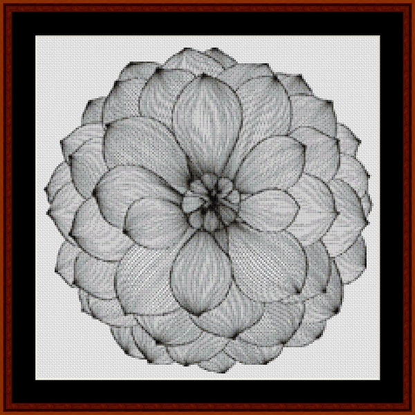 Counted Cross Stitch Pattern: Mandala 41 (Small) - Cross Stitch Collectibles
