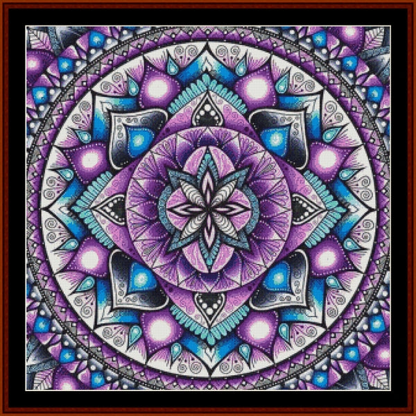 Counted Cross Stitch Pattern: Mandala 42 (Large) - Cross Stitch Collectibles