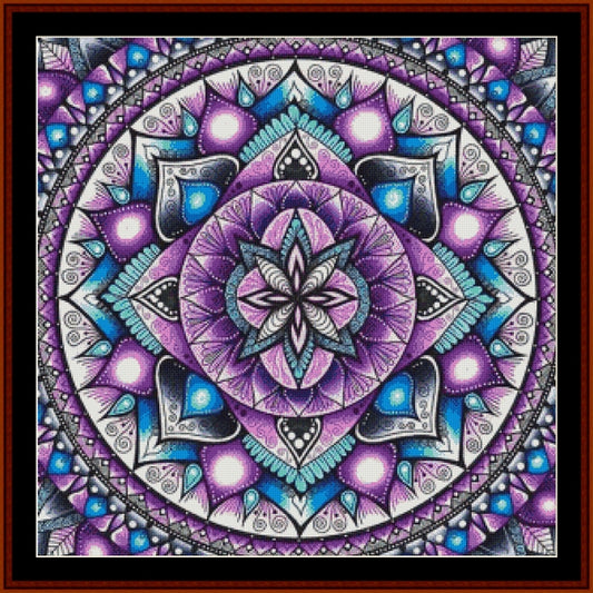 Counted Cross Stitch Pattern: Mandala 42 (Large) - Cross Stitch Collectibles