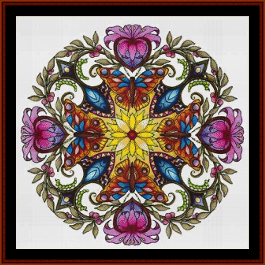 Counted Cross Stitch Pattern: Mandala 43 (Large) - Cross Stitch Collectibles