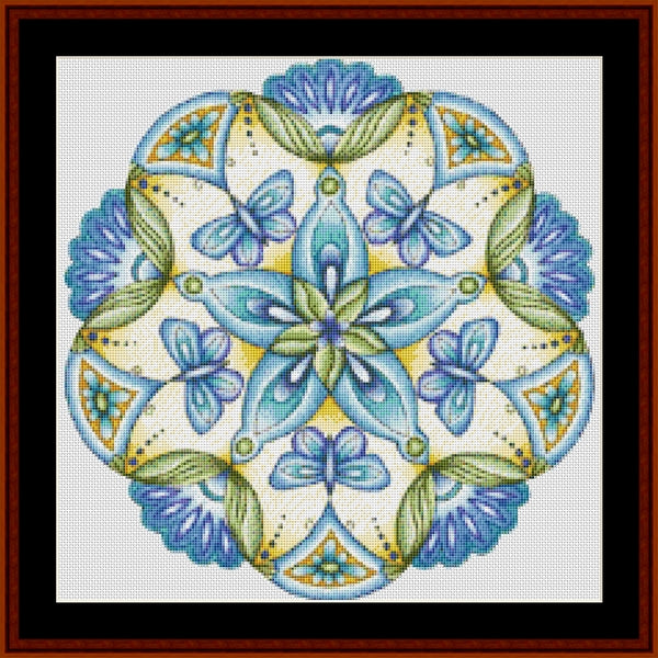 Counted Cross Stitch Pattern: Mandala 45 (Small) - Cross Stitch Collectibles