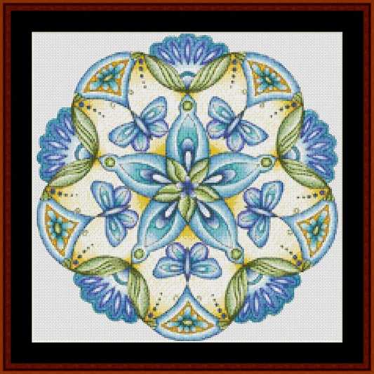Counted Cross Stitch Pattern: Mandala 45 (Small) - Cross Stitch Collectibles