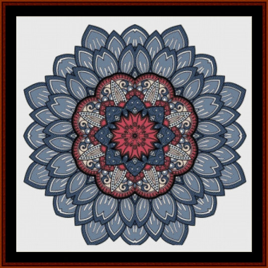 Counted Cross Stitch Pattern: Mandala 46 (Large) - Cross Stitch Collectibles