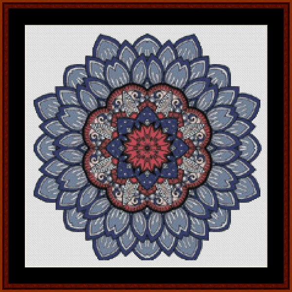 Counted Cross Stitch Pattern: Mandala 46 (Small) - Cross Stitch Collectibles