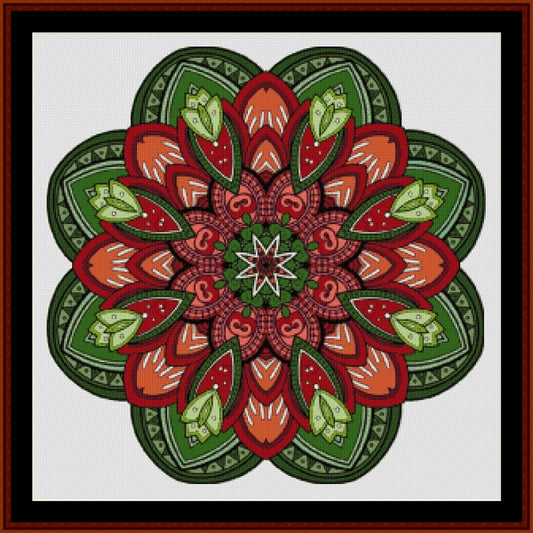 Counted Cross Stitch Pattern: Mandala 48 (Large) - Cross Stitch Collectibles