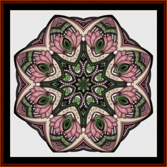 Counted Cross Stitch Pattern: Mandala 49 (Large) - Cross Stitch Collectibles