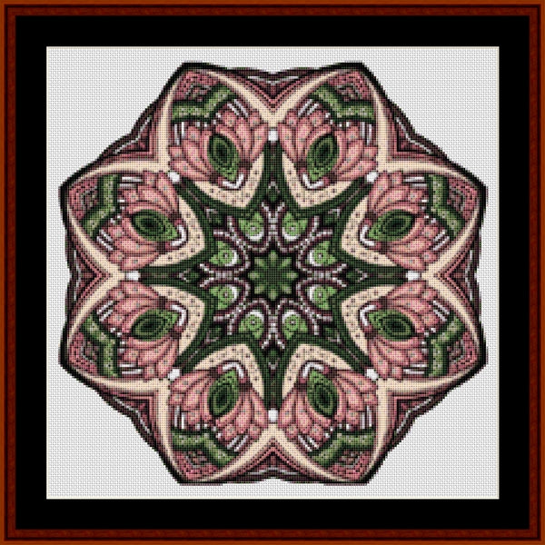 Counted Cross Stitch Pattern: Mandala 49 (Small) - Cross Stitch Collectibles