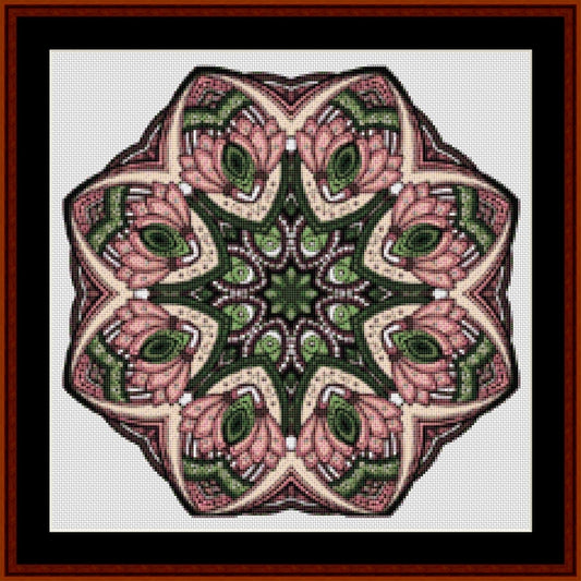 Counted Cross Stitch Pattern: Mandala 49 (Small) - Cross Stitch Collectibles