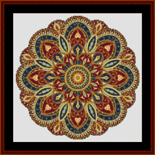 Counted Cross Stitch Pattern: Mandala 4 (Small) - Cross Stitch Collectibles
