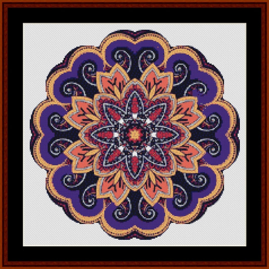 Counted Cross Stitch Pattern: Mandala 50 (Small) - Cross Stitch Collectibles