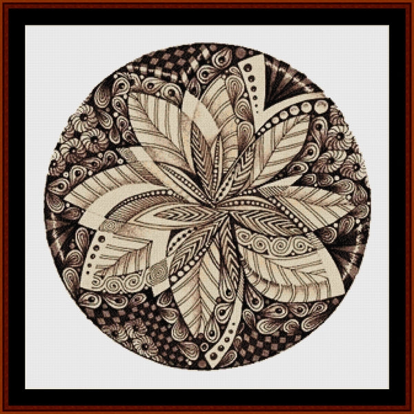 Counted Cross Stitch Pattern: Mandala 52 - Cross Stitch Collectibles
