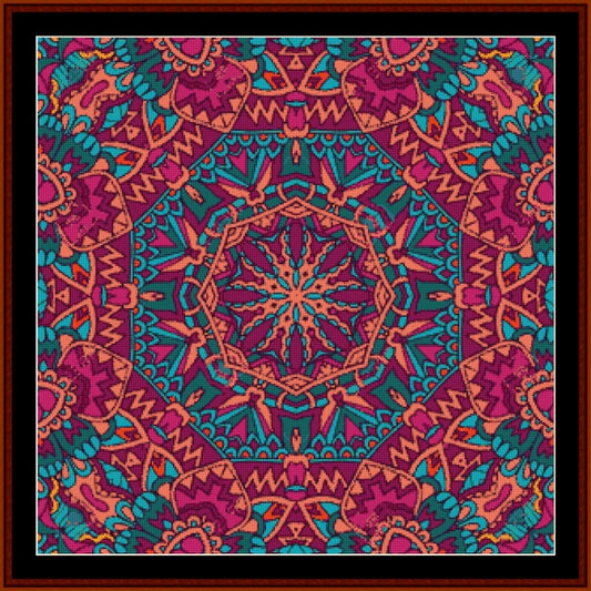 Counted Cross Stitch Pattern: Mandala 54 - Cross Stitch Collectibles