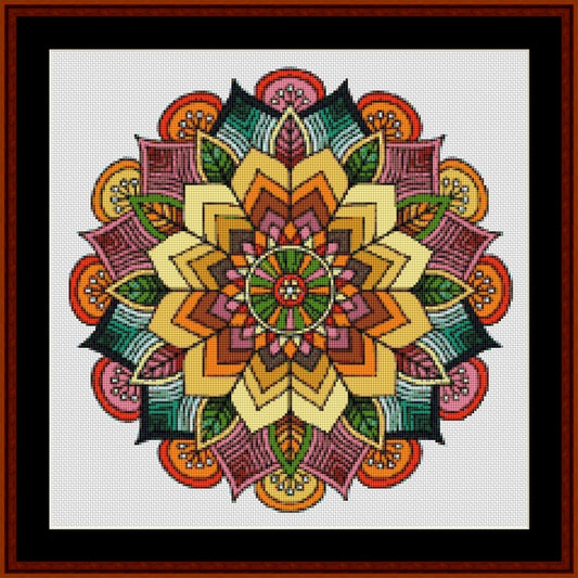 Counted Cross Stitch Pattern: Mandala 56 (Small) - Cross Stitch Collectibles