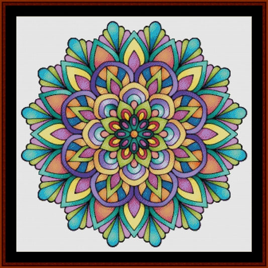 Counted Cross Stitch Pattern: Mandala 57 (Large) - Cross Stitch Collectibles