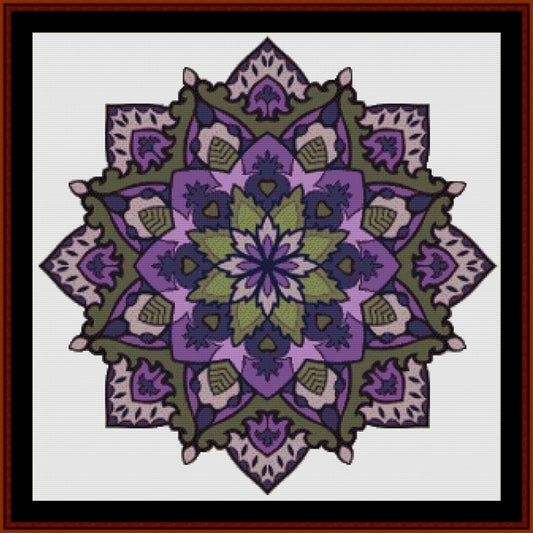 Counted Cross Stitch Pattern: Mandala 58 (Large) - Cross Stitch Collectibles