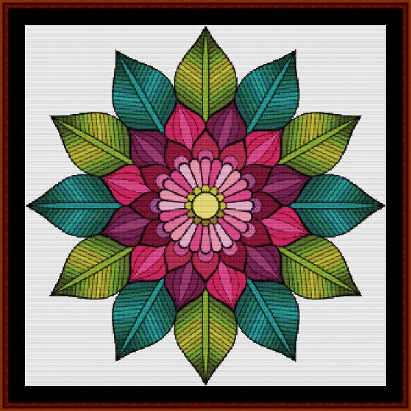 Counted Cross Stitch Pattern: Mandala 59 (Large) - Cross Stitch Collectibles