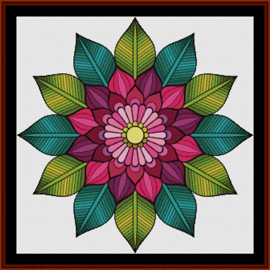 Counted Cross Stitch Pattern: Mandala 59 (Large) - Cross Stitch Collectibles