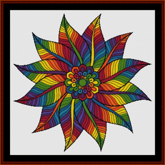 Counted Cross Stitch Pattern: Mandala 60 (Large) - Cross Stitch Collectibles