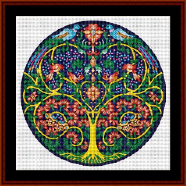 Counted Cross Stitch Pattern: Mandala 61 (Small) - Cross Stitch Collectibles