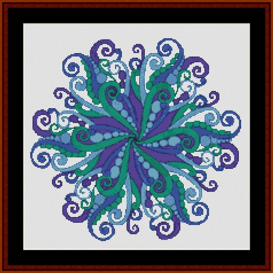 Counted Cross Stitch Pattern: Mandala 63 (Small) - Cross Stitch Collectibles