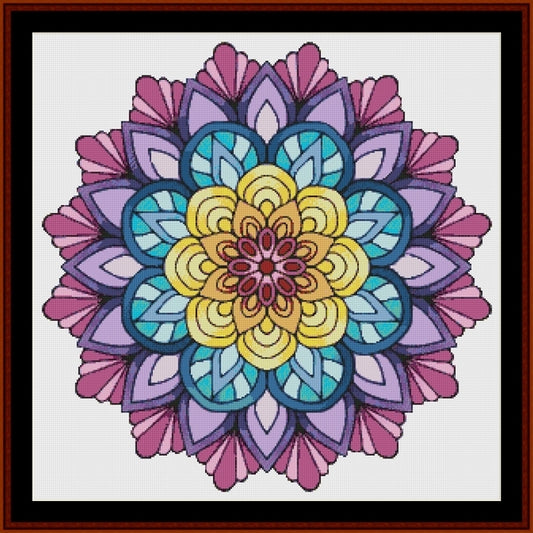 Counted Cross Stitch Pattern: Mandala 64 (Large) - Cross Stitch Collectibles