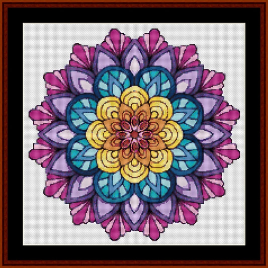 Counted Cross Stitch Pattern: Mandala 64 (Small) - Cross Stitch Collectibles