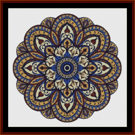 Counted Cross Stitch Pattern: Mandala 65 (Large) - Cross Stitch Collectibles