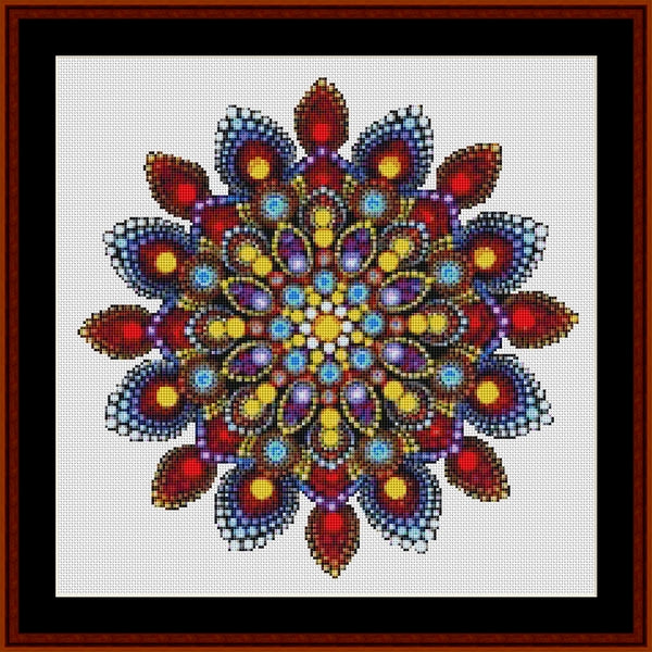Counted Cross Stitch Pattern: Mandala 66 - Cross Stitch Collectibles