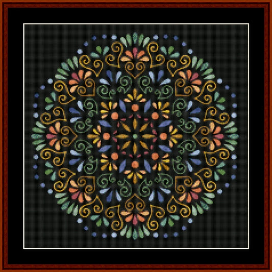 Counted Cross Stitch Pattern: Mandala 68 - Cross Stitch Collectibles