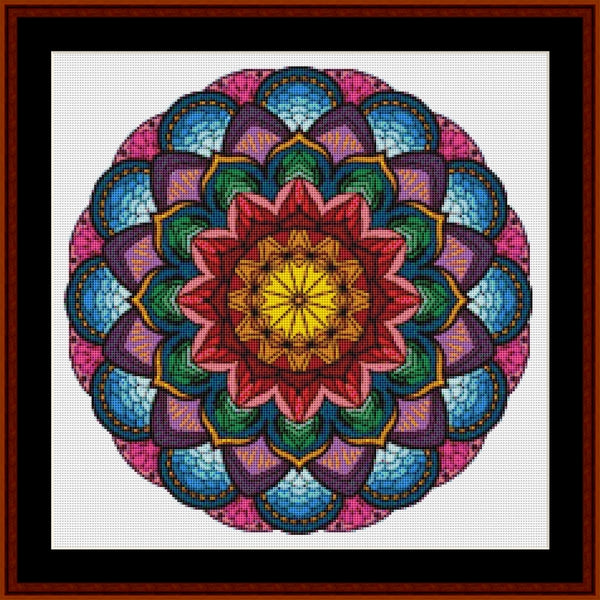Counted Cross Stitch Pattern: Mandala 69 - Cross Stitch Collectibles