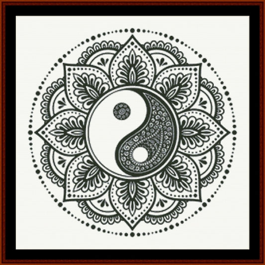 Counted Cross Stitch Pattern: Mandala 71 (Large) - Cross Stitch Collectibles