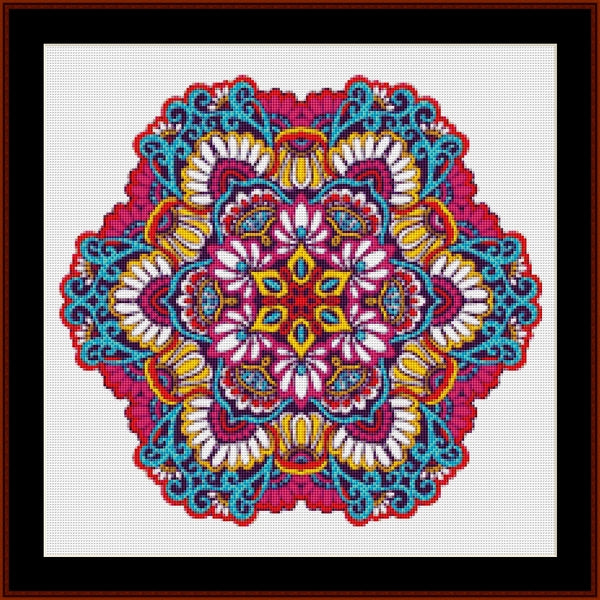 Counted Cross Stitch Pattern: Mandala 72 - Cross Stitch Collectibles
