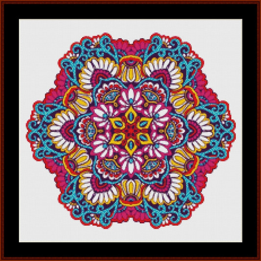 Counted Cross Stitch Pattern: Mandala 72 - Cross Stitch Collectibles