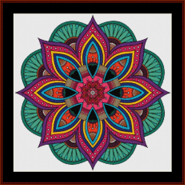 Counted Cross Stitch Pattern: Mandala 73 - Cross Stitch Collectibles