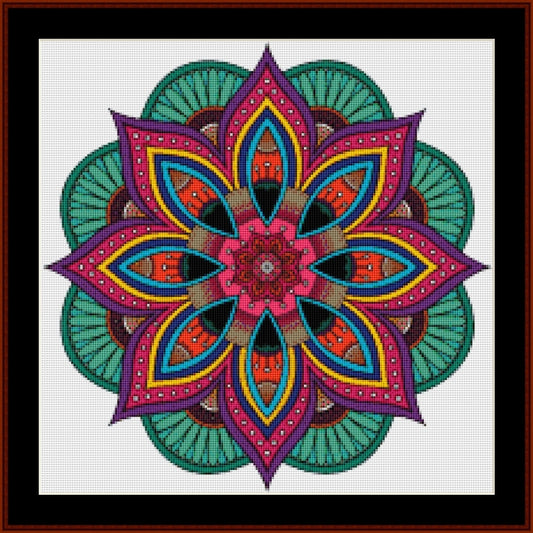 Counted Cross Stitch Pattern: Mandala 73 - Cross Stitch Collectibles