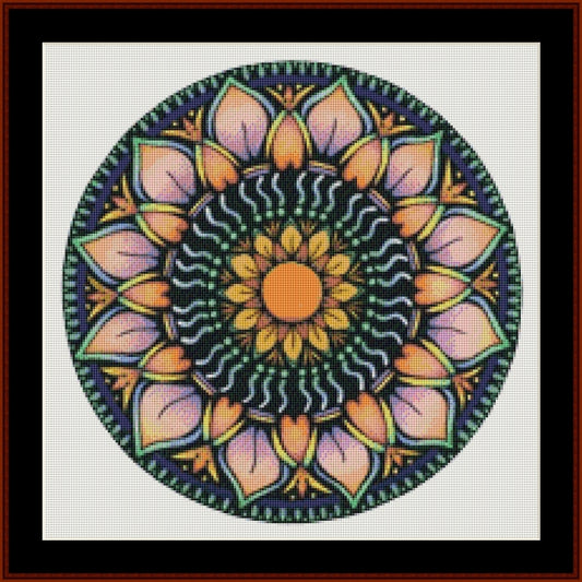 Counted Cross Stitch Pattern: Mandala 74 - Cross Stitch Collectibles