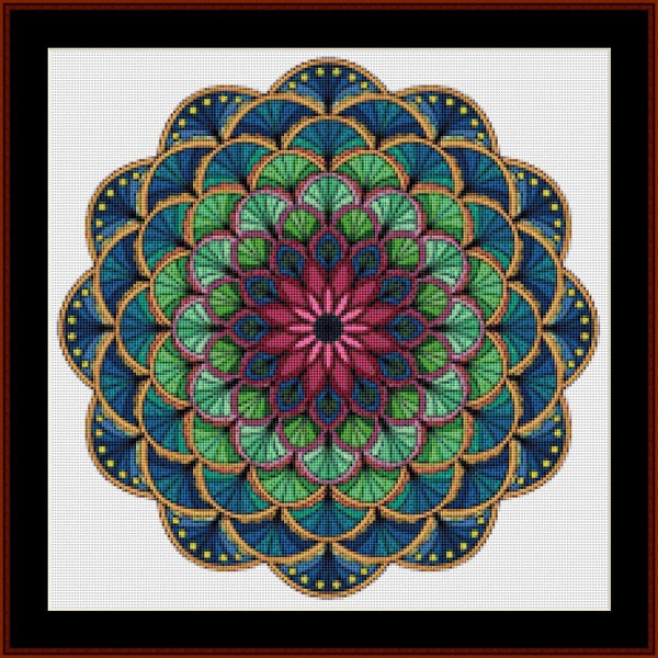 Counted Cross Stitch Pattern: Mandala 75 - Cross Stitch Collectibles