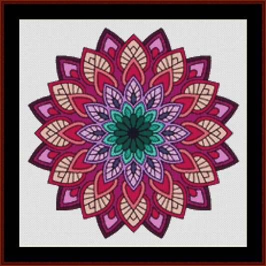 Counted Cross Stitch Pattern: Mandala 76 - Cross Stitch Collectibles