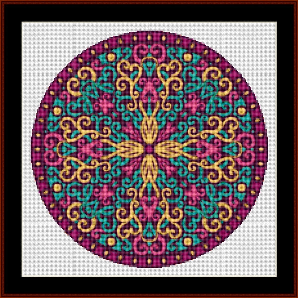 Counted Cross Stitch Pattern: Mandala 78 - Cross Stitch Collectibles