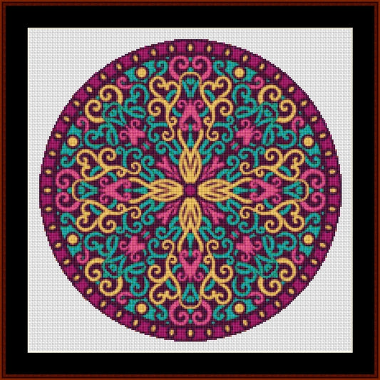 Counted Cross Stitch Pattern: Mandala 78 - Cross Stitch Collectibles