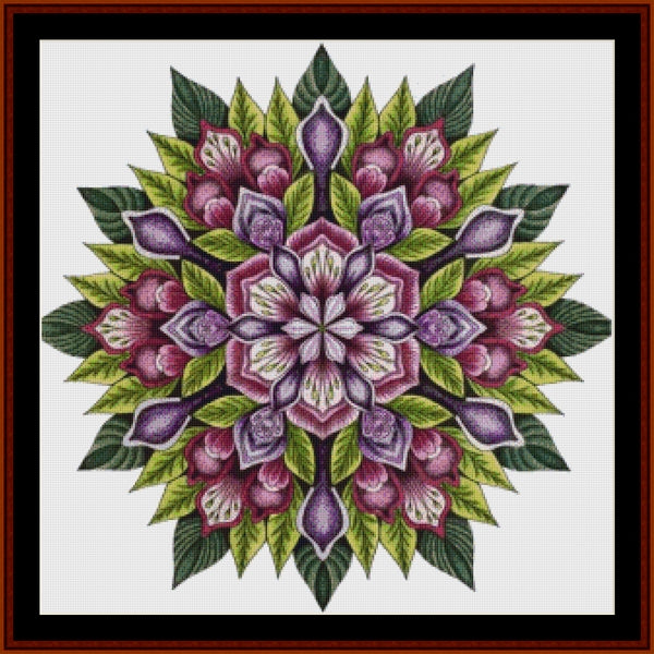 Counted Cross Stitch Pattern: Mandala 7 (Large) - Cross Stitch Collectibles