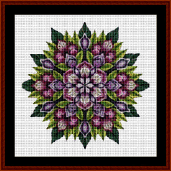 Counted Cross Stitch Pattern: Mandala 7 (Small) - Cross Stitch Collectibles