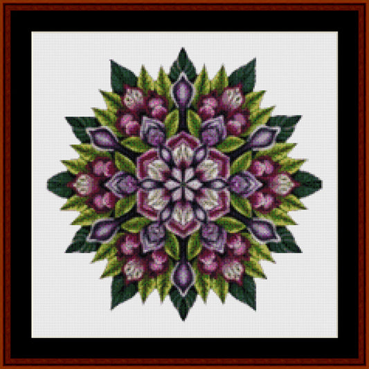 Counted Cross Stitch Pattern: Mandala 7 (Small) - Cross Stitch Collectibles